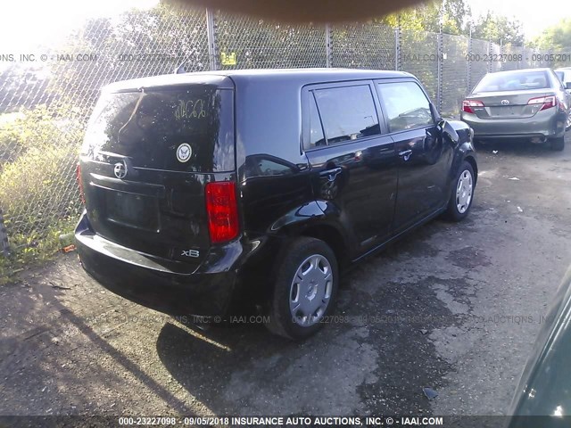 JTLKE50E881059701 - 2008 TOYOTA SCION XB 黑色 照片 4