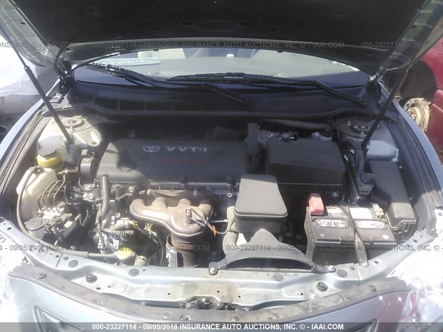 4T4BE46K28R045618 - 2008 TOYOTA CAMRY CE/LE/XLE/SE GREEN photo 10