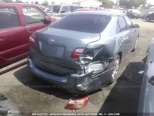 4T4BE46K28R045618 - 2008 TOYOTA CAMRY CE/LE/XLE/SE GREEN photo 4
