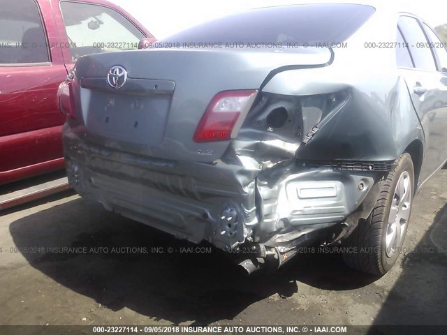 4T4BE46K28R045618 - 2008 TOYOTA CAMRY CE/LE/XLE/SE GREEN photo 6