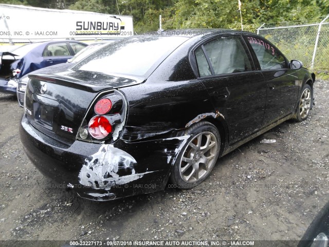 1N4BL11E86C152234 - 2006 NISSAN ALTIMA SE/SL/SE-R BLACK photo 4