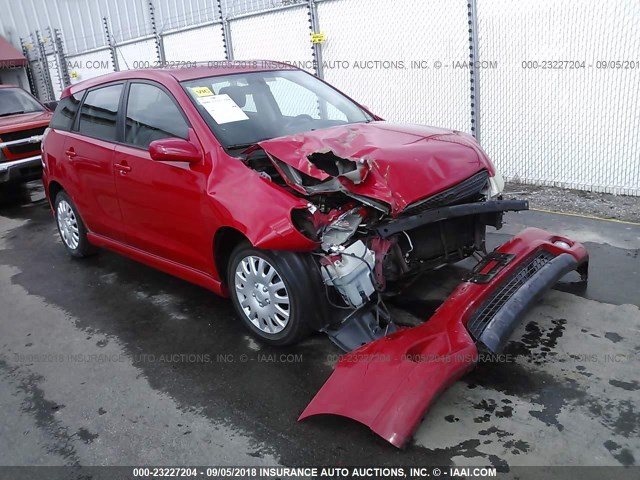 2T1KR32E56C589831 - 2006 TOYOTA COROLLA MATRIX XR RED photo 1