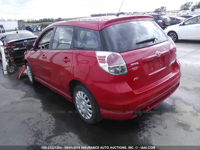 2T1KR32E56C589831 - 2006 TOYOTA COROLLA MATRIX XR RED photo 3
