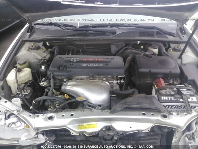 4T1BE30K35U406654 - 2005 TOYOTA CAMRY LE/XLE/SE 银色 照片 10