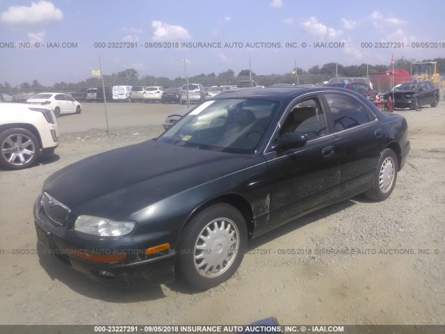 JM1TA2229S1136984 - 1995 MAZDA MILLENIA S GREEN photo 2