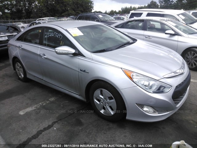 KMHEC4A47BA004660 - 2011 HYUNDAI SONATA HYBRID SILVER photo 1