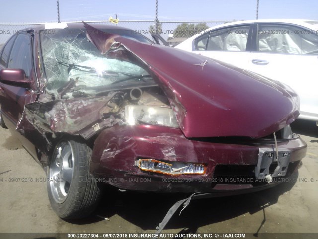 1HGCD5631VA011270 - 1997 HONDA ACCORD LX/EX MAROON photo 6