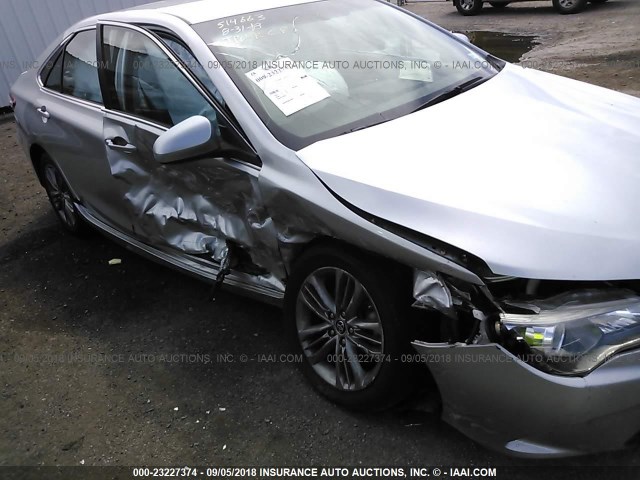 4T1BF1FK5FU978089 - 2015 TOYOTA CAMRY LE/XLE/SE/XSE SILVER photo 6