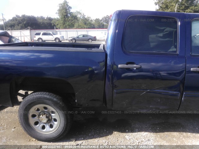 3GCPCREA8CG225911 - 2012 CHEVROLET SILVERADO C1500  LS BLUE photo 6