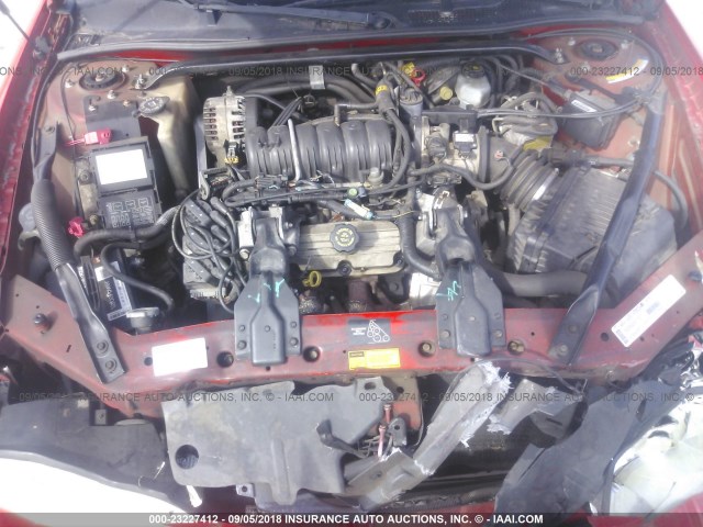 2G1WX12K7Y9219753 - 2000 CHEVROLET MONTE CARLO SS 红色 照片 10