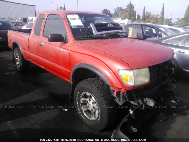 4TASN92N9XZ434720 - 1999 TOYOTA TACOMA XTRACAB PRERUNNER წითელი ფოტო 1