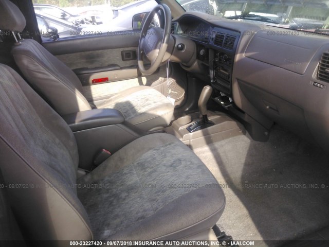 4TASN92N9XZ434720 - 1999 TOYOTA TACOMA XTRACAB PRERUNNER წითელი ფოტო 5