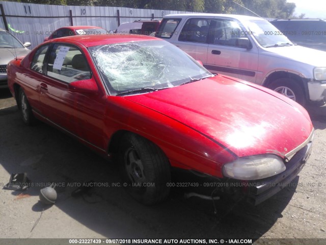 2G1WW12M9W9283407 - 1998 CHEVROLET MONTE CARLO LS წითელი ფოტო 1