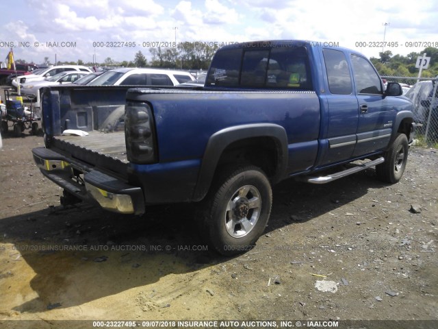 1GCHC29143E294527 - 2003 CHEVROLET SILVERADO C2500 HEAVY DUTY BLUE photo 4