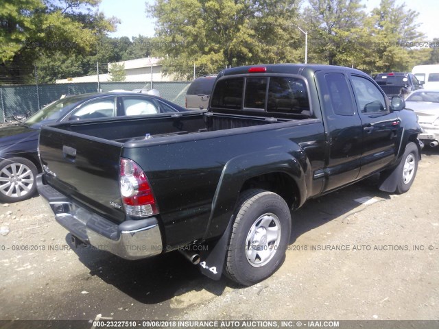 5TFUX4EN8DX018137 - 2013 TOYOTA TACOMA ACCESS CAB Grün Foto 4