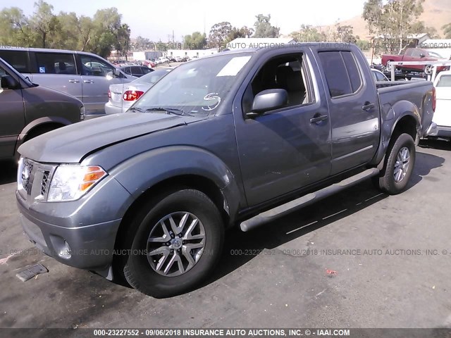 1N6AD0ER2GN795403 - 2016 NISSAN FRONTIER S/SV/SL/PRO-4X GRAY photo 2