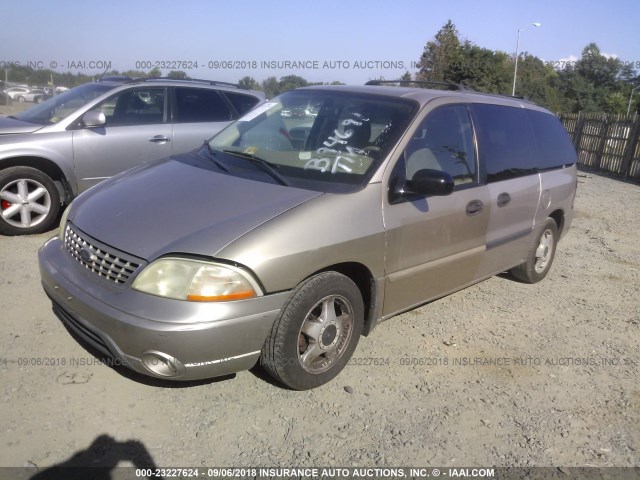 2FMZA51493BB94691 - 2003 FORD WINDSTAR LX BEIGE photo 2