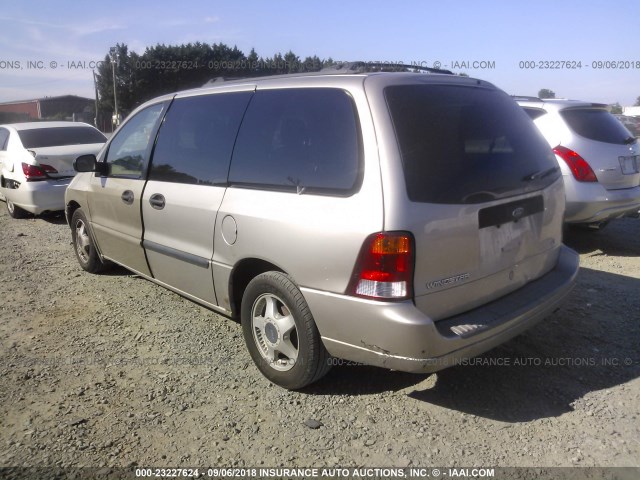 2FMZA51493BB94691 - 2003 FORD WINDSTAR LX BEIGE photo 3