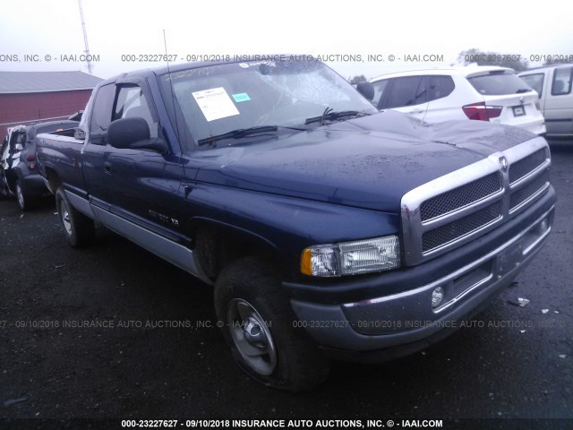 3B7HF13Z3YG123512 - 2000 DODGE RAM 1500 BLUE photo 1