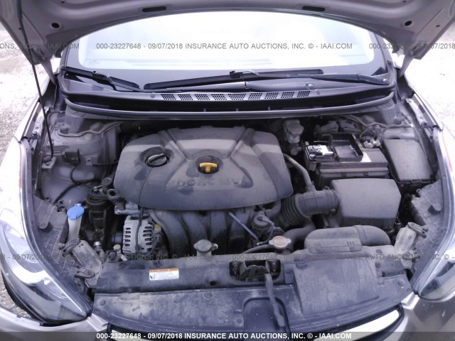 5NPDH4AE2CH132678 - 2012 HYUNDAI ELANTRA GLS/LIMITED TAN photo 10