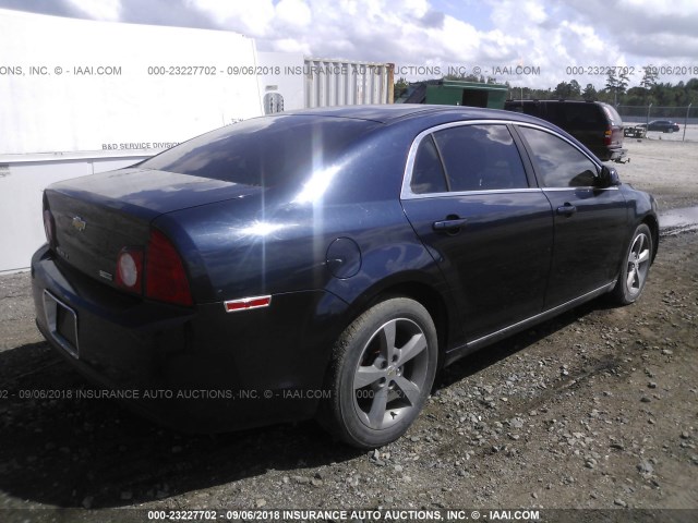 1G1ZC5EU8BF182496 - 2011 CHEVROLET MALIBU 1LT ლურჯი ფოტო 4