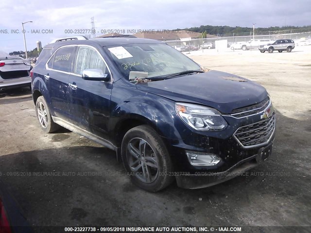 2GNFLGEK7G6276348 - 2016 CHEVROLET EQUINOX LTZ Dark Blue photo 1