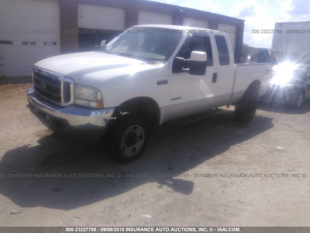 1FTSX31P54ED43588 - 2004 FORD F350 SRW SUPER DUTY WHITE photo 2