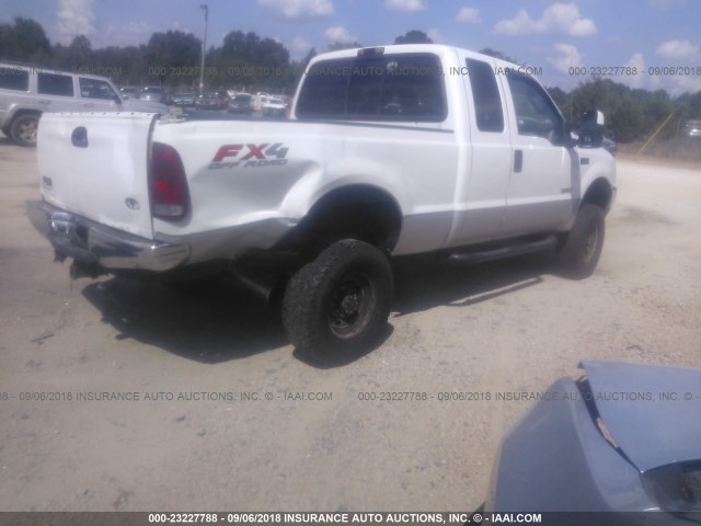 1FTSX31P54ED43588 - 2004 FORD F350 SRW SUPER DUTY WHITE photo 4