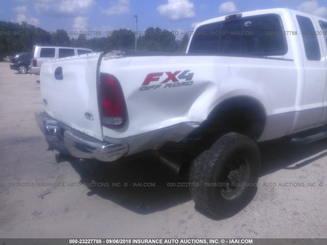 1FTSX31P54ED43588 - 2004 FORD F350 SRW SUPER DUTY WHITE photo 6