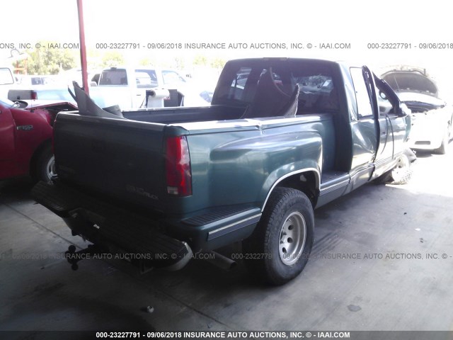 2GTEC19K0S1593065 - 1995 GMC SIERRA C1500 GREEN photo 4