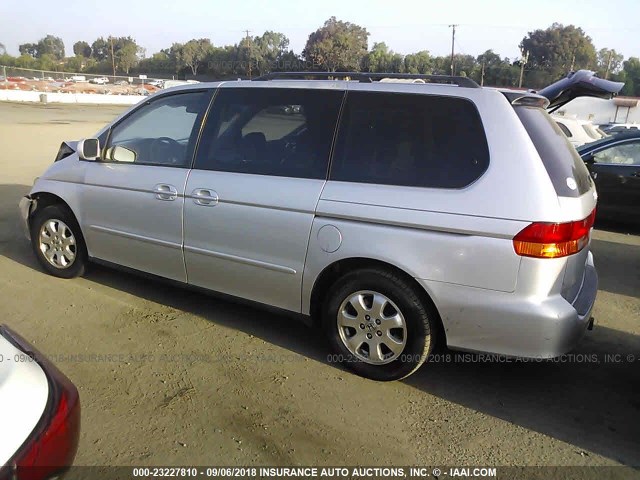 5FNRL18913B002868 - 2003 HONDA ODYSSEY EXL GRAY photo 3