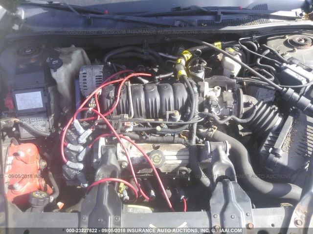 2G1WX12K149215286 - 2004 CHEVROLET MONTE CARLO SS შავი ფოტო 10