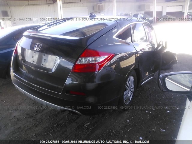 5J6TF3H32DL003590 - 2013 HONDA CROSSTOUR EX BLACK photo 4