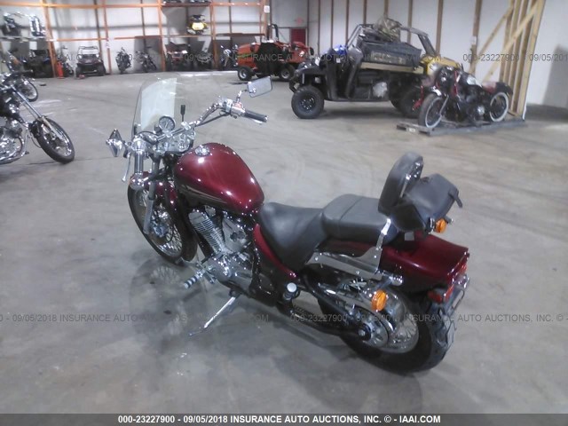 JH2PC21351M210038 - 2001 HONDA VT600 CD BURGUNDY photo 3