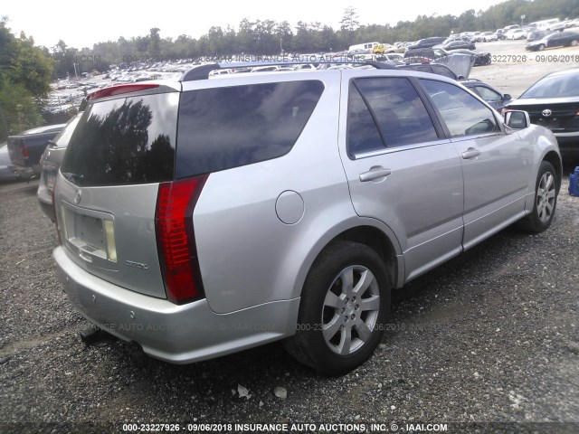 1GYEE63A760185617 - 2006 CADILLAC SRX SILVER photo 4