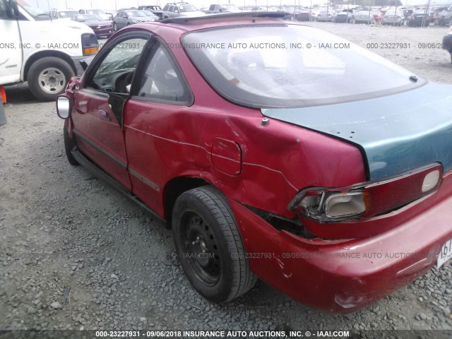 JH4DC4455RS034845 - 1994 ACURA INTEGRA LS RED photo 3