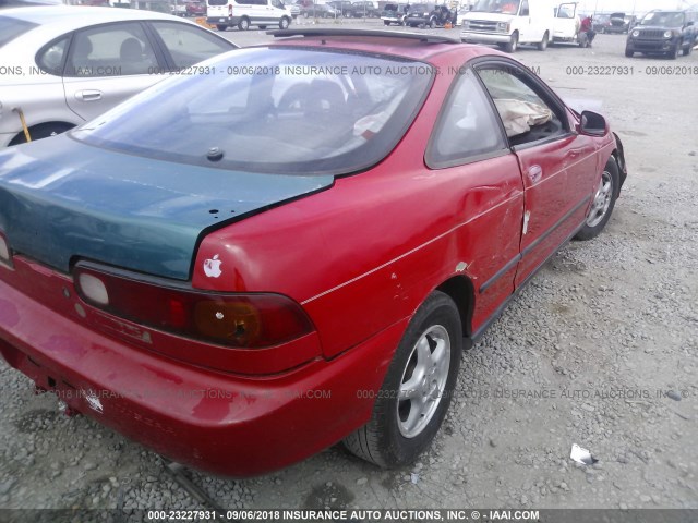 JH4DC4455RS034845 - 1994 ACURA INTEGRA LS RED photo 4