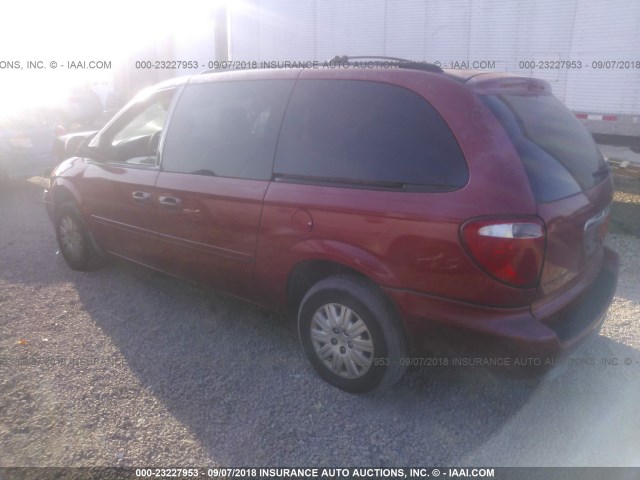 2A4GP44R06R742238 - 2006 CHRYSLER TOWN & COUNTRY LX RED photo 3