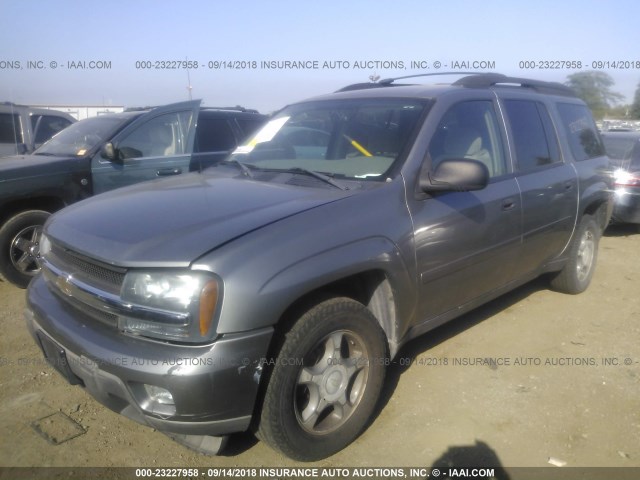 1GNET16S666149781 - 2006 CHEVROLET TRAILBLAZER EXT LS/EXT LT GRAY photo 2