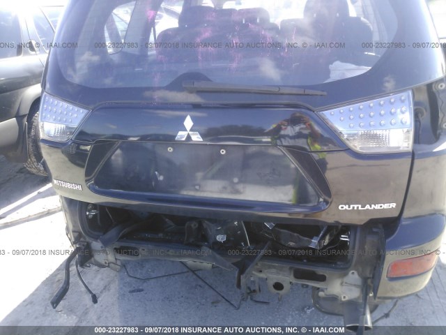 JA4LS21W39Z005492 - 2009 MITSUBISHI OUTLANDER ES Qara foto 6