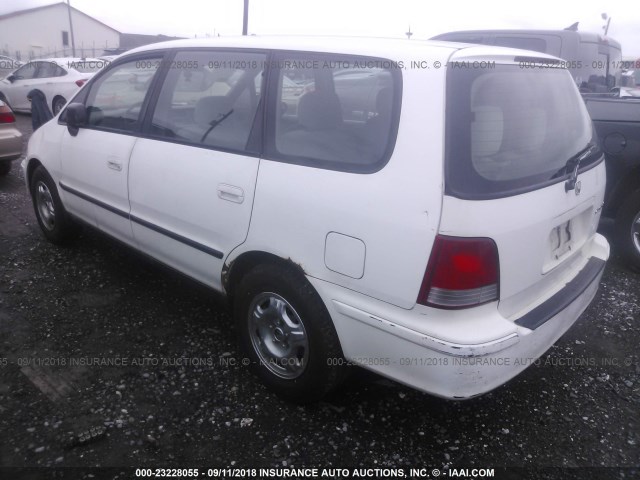 JHMRA3841WC005713 - 1998 HONDA ODYSSEY LX/EX WHITE photo 3