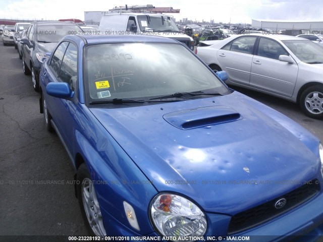 JF1GD296X3G510783 - 2003 SUBARU IMPREZA WRX BLUE photo 6