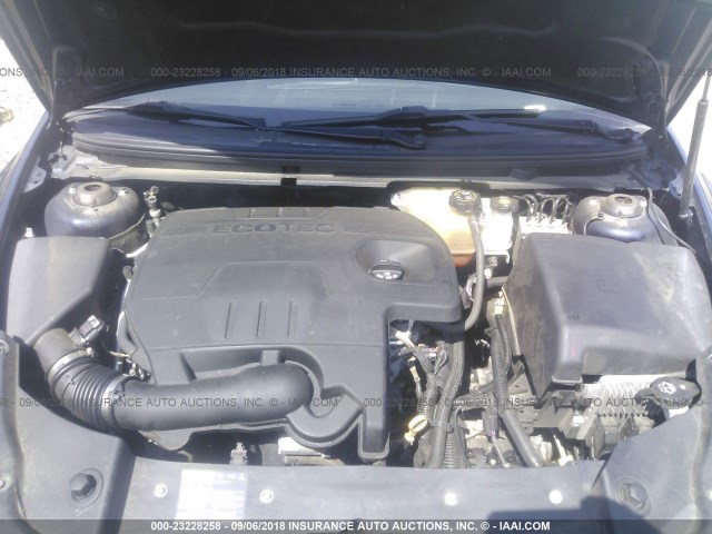 1G1ZC5E12BF153663 - 2011 CHEVROLET MALIBU 1LT ლურჯი ფოტო 10