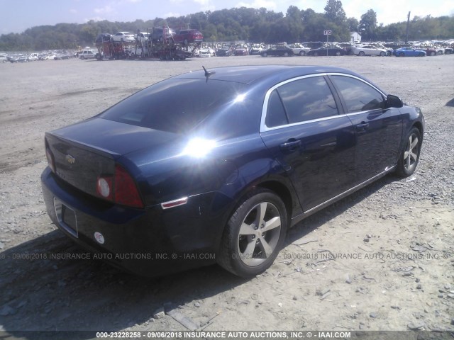 1G1ZC5E12BF153663 - 2011 CHEVROLET MALIBU 1LT ლურჯი ფოტო 4