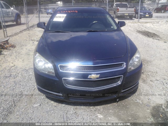 1G1ZC5E12BF153663 - 2011 CHEVROLET MALIBU 1LT ლურჯი ფოტო 6