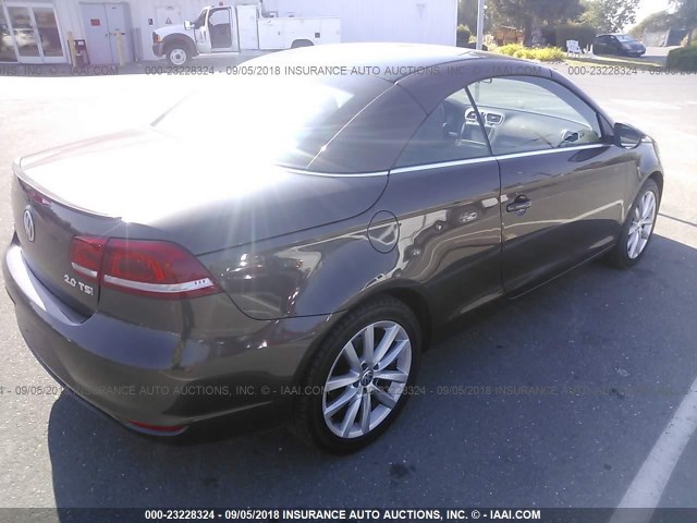 WVWBW8AH5DV004015 - 2013 VOLKSWAGEN EOS KOMFORT/SPORT 棕色 照片 4
