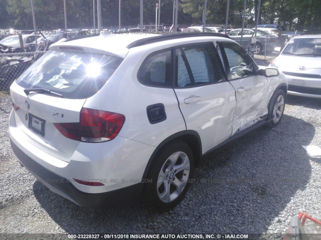 WBAVM1C53DVL64023 - 2013 BMW X1 SDRIVE28I WHITE photo 4