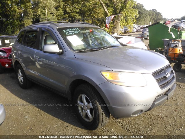 5NMSG73D98H195913 - 2008 HYUNDAI SANTA FE GLS GRAY photo 1