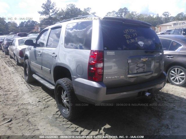 1GNEC23329R266716 - 2009 CHEVROLET TAHOE C1500 LT GRAY photo 3