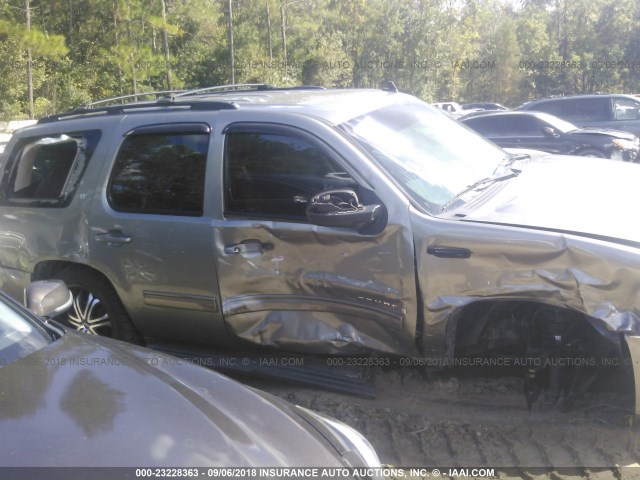 1GNEC23329R266716 - 2009 CHEVROLET TAHOE C1500 LT GRAY photo 6